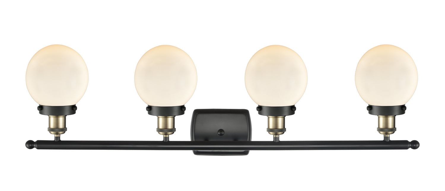 Innovations - 916-4W-BAB-G201-6 - Four Light Bath Vanity - Ballston Urban - Black Antique Brass