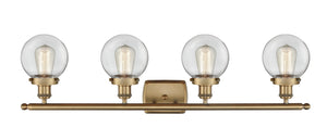 Innovations - 916-4W-BB-G202-6 - Four Light Bath Vanity - Ballston Urban - Brushed Brass