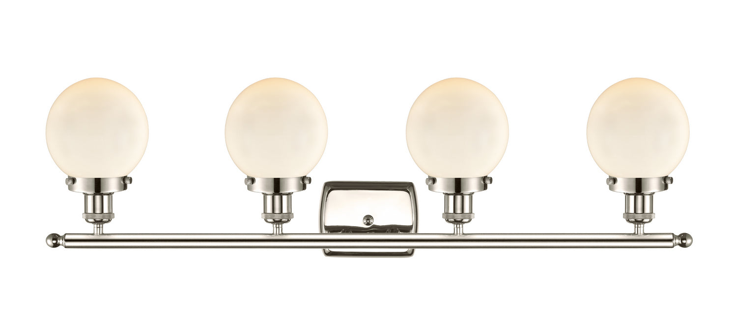 Innovations - 916-4W-PN-G201-6 - Four Light Bath Vanity - Ballston Urban - Polished Nickel