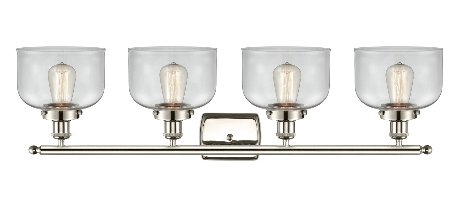 Innovations - 916-4W-PN-G72 - Four Light Bath Vanity - Ballston Urban - Polished Nickel