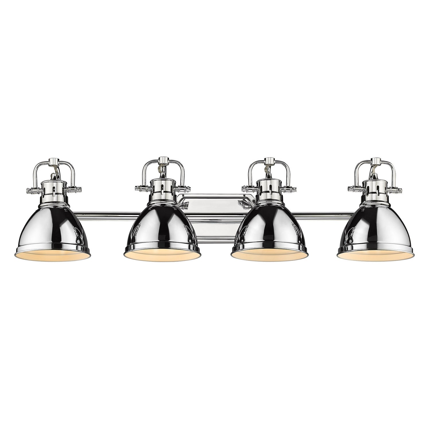 Golden - 3602-BA4 CH-CH - Four Light Bath Vanity - Duncan CH - Chrome