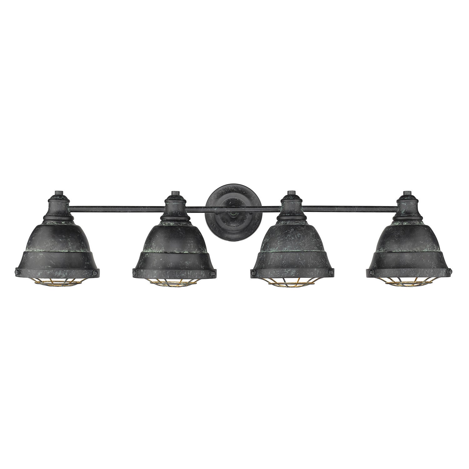 Golden - 7312-BA4 BP - Four Light Bath Vanity - Bartlett BP - Black Patina