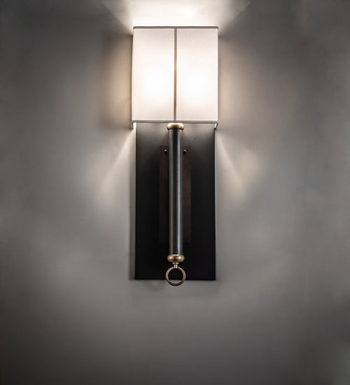 Meyda Tiffany - 226742 - Two Light Wall Sconce - Richland - Craftsman Brown And Raw Brass