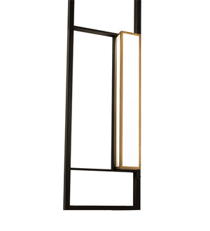 Meyda Tiffany - 228183 - LED Wall Sconce - Anniston - Solar Black And Gold Metallic