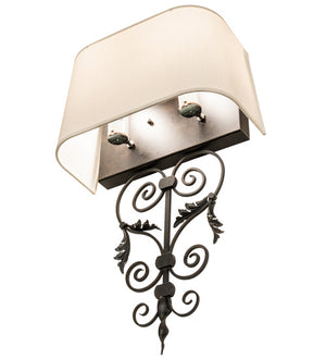 Meyda Tiffany - 230939 - Two Light Wall Sconce - Jocelyn - Chestnut