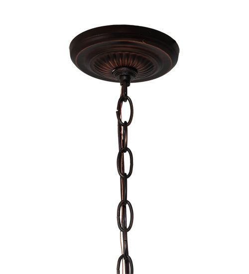 Meyda Tiffany - 230950 - Three Light Pendant - Tiffany Roman - Mahogany Bronze