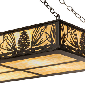 Meyda Tiffany - 231204 - Eight Light Pendant - Mountain Pine - Oil Rubbed Bronze