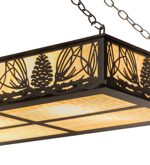 Meyda Tiffany - 231204 - Eight Light Pendant - Mountain Pine - Oil Rubbed Bronze