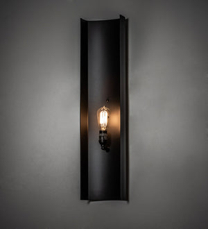 Meyda Tiffany - 232700 - One Light Wall Sconce - Alva - Solar Black