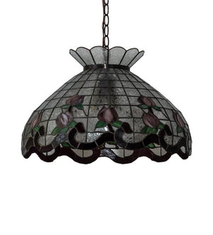 Meyda Tiffany - 232771 - Three Light Pendant - Roseborder - Mahogany Bronze