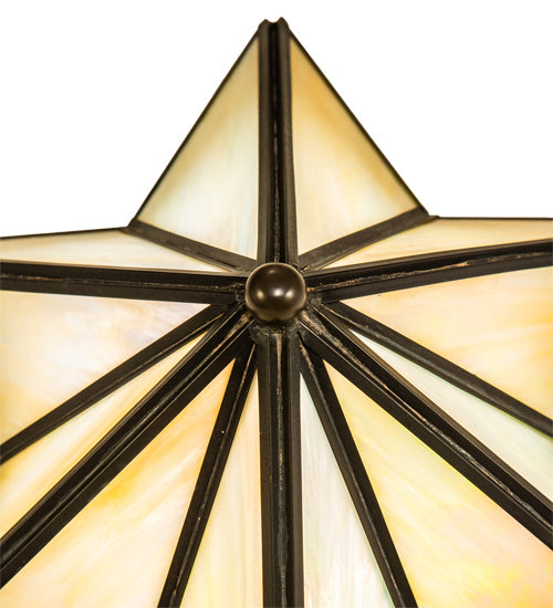 Meyda Tiffany - 233309 - One Light Wall Sconce - Star - Craftsman Brown