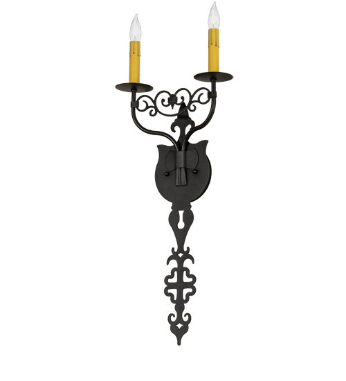 Meyda Tiffany - 233400 - Two Light Wall Sconce - Merano - Old Wrought Iron