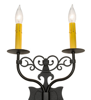 Meyda Tiffany - 233400 - Two Light Wall Sconce - Merano - Old Wrought Iron