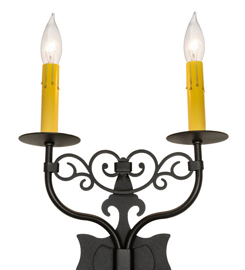 Meyda Tiffany - 233400 - Two Light Wall Sconce - Merano - Old Wrought Iron