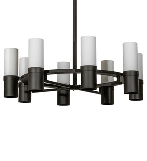 Meyda Tiffany - 233588 - Eight Light Chandelier - Farmington - Oil Rubbed Bronze