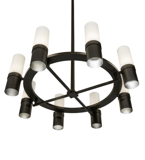 Meyda Tiffany - 233588 - Eight Light Chandelier - Farmington - Oil Rubbed Bronze