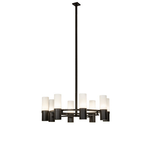 Meyda Tiffany - 233588 - Eight Light Chandelier - Farmington - Oil Rubbed Bronze