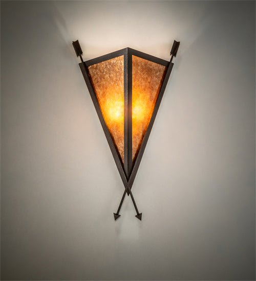 Meyda Tiffany - 233675 - Two Light Wall Sconce - Desert Arrow - Distressed Rust