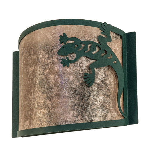 Meyda Tiffany - 234794 - One Light Wall Sconce - Gecko - Forest Green