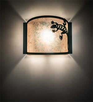 Meyda Tiffany - 234794 - One Light Wall Sconce - Gecko - Forest Green