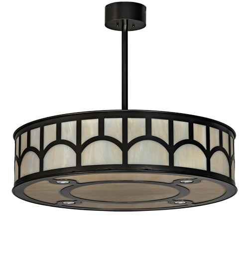 Meyda Tiffany - 235016 - LED Pendant - Mission - Exterior Oil Rubbed Bronze