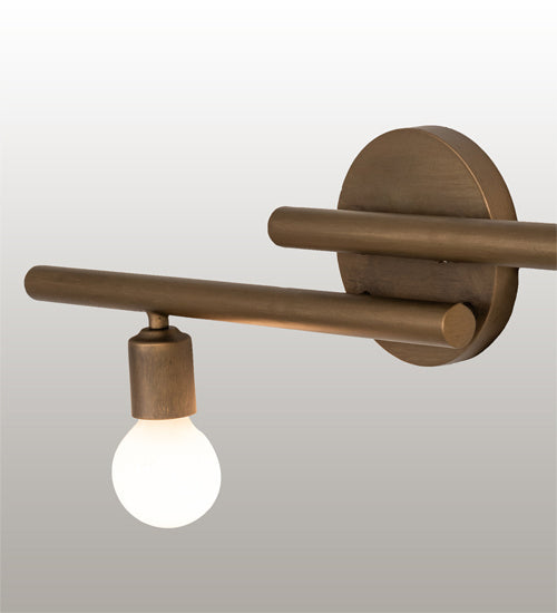 Meyda Tiffany - 235910 - Three Light Wall Sconce - Alva - Brushed Brass