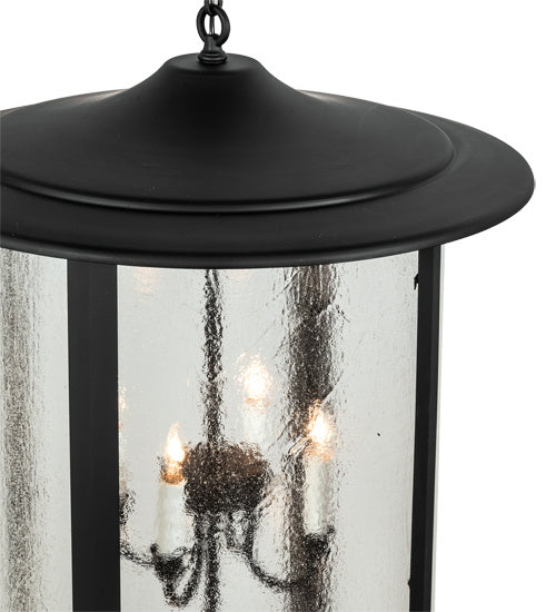 Meyda Tiffany - 237415 - Eight Light Pendant - Fulton - Textured Black