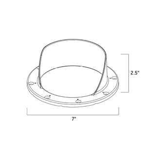 Kichler - 16095CBR - In-Ground Cowl - Accessory - Centennial Brass