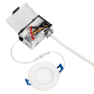 Kichler - DLSL05R3090WHT - LED Downlight - Direct To Ceiling Slim - Textured White