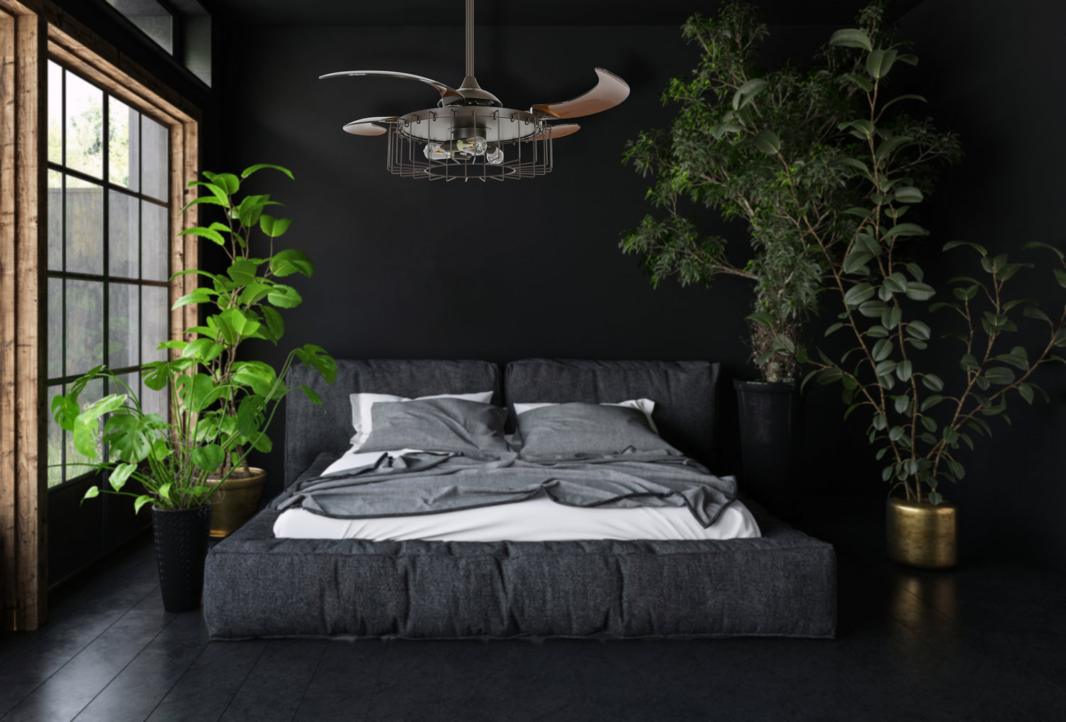 Beacon Lighting - 51104001 - 48``Ceiling Fan - Sheridan - Oil Rubbed Bronze