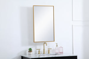 Elegant Lighting - MR571728BRS - Medicine Cabinet - Wyn - Brass
