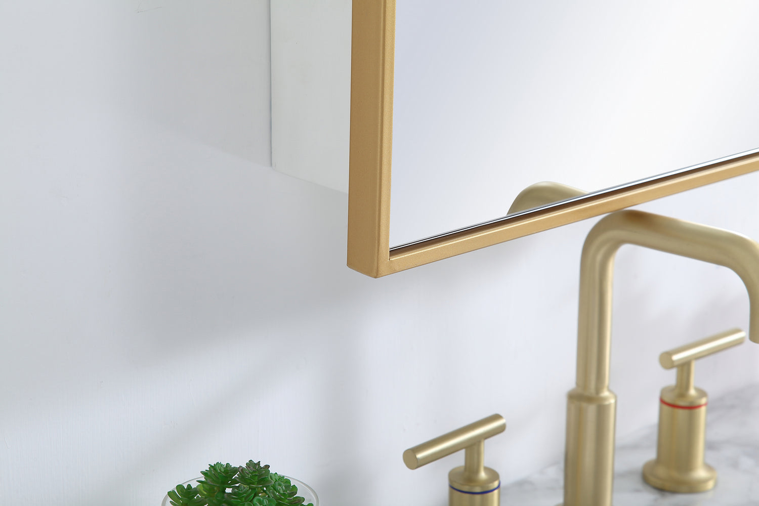 Elegant Lighting - MR571728BRS - Medicine Cabinet - Wyn - Brass