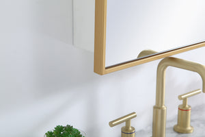 Elegant Lighting - MR571728BRS - Medicine Cabinet - Wyn - Brass