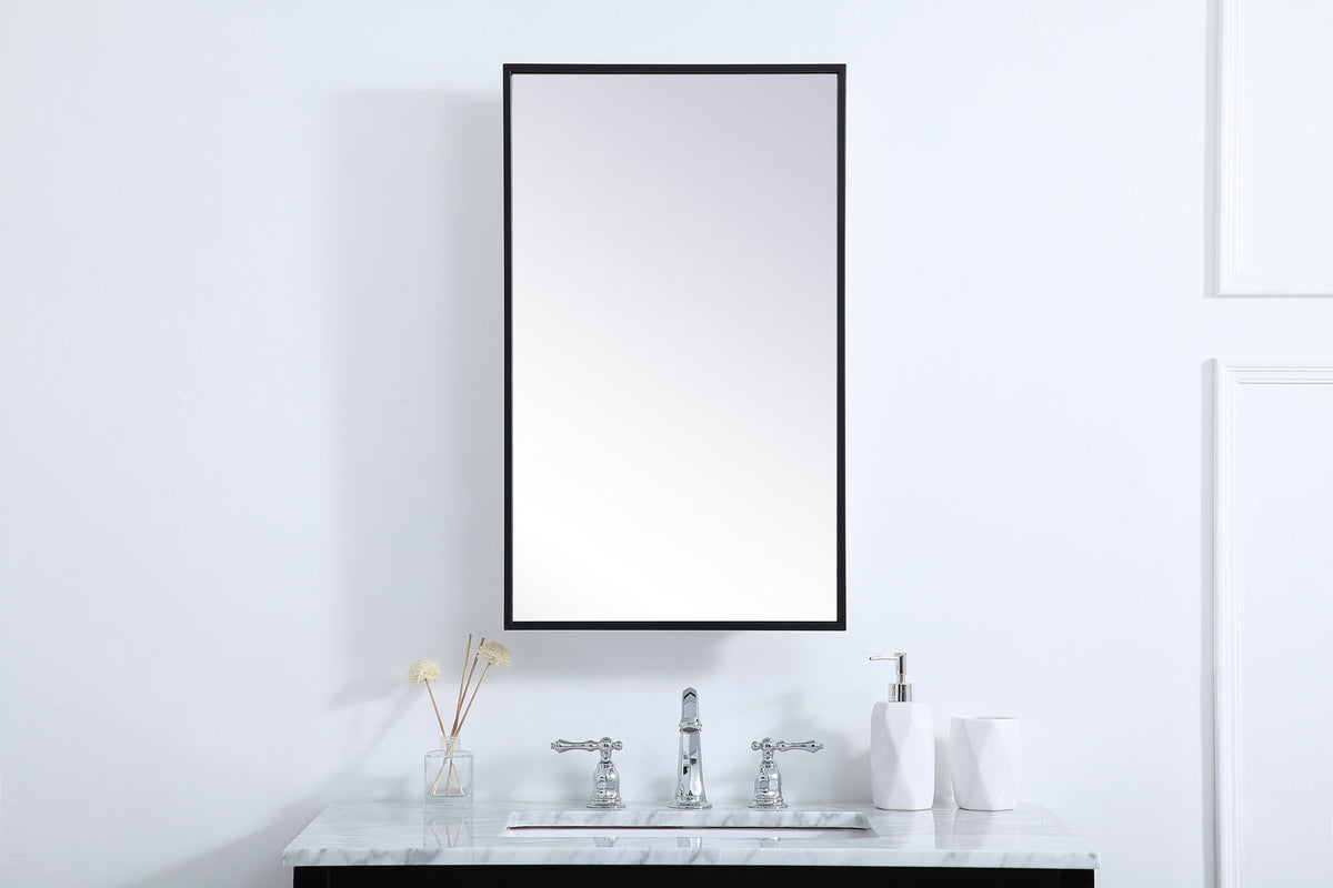 Elegant Lighting - MR571728BLK - Medicine Cabinet - Wyn - Black