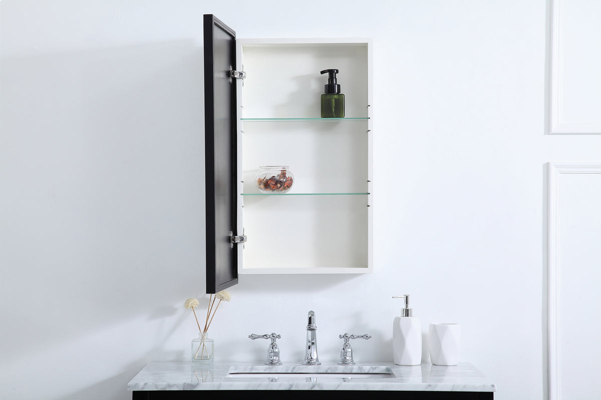Elegant Lighting - MR571728BLK - Medicine Cabinet - Wyn - Black