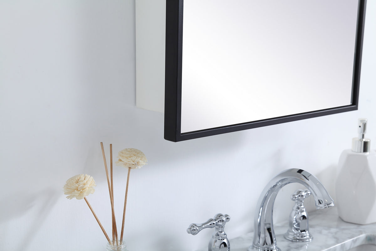 Elegant Lighting - MR571728BLK - Medicine Cabinet - Wyn - Black