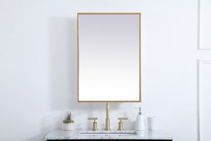 Elegant Lighting - MR572028BRS - Medicine Cabinet - Wyn - Brass