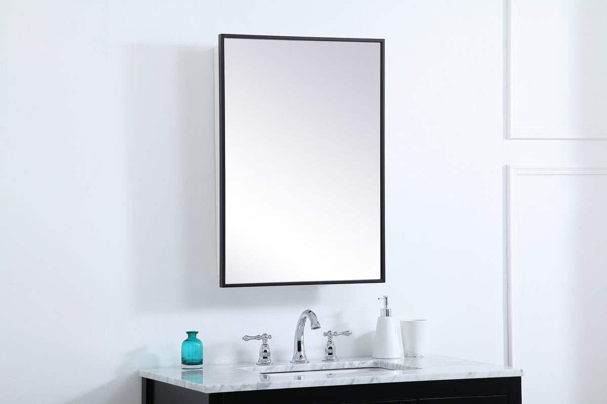 Elegant Lighting - MR572028BLK - Medicine Cabinet - Wyn - Black