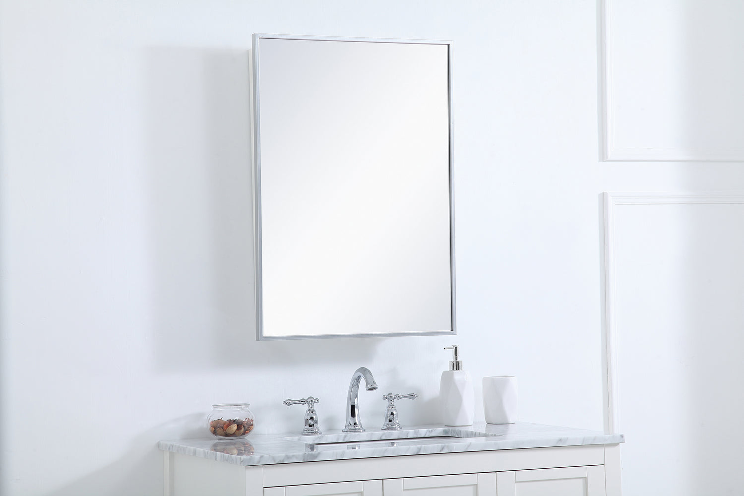 Elegant Lighting - MR572028S - Medicine Cabinet - Wyn - Silver
