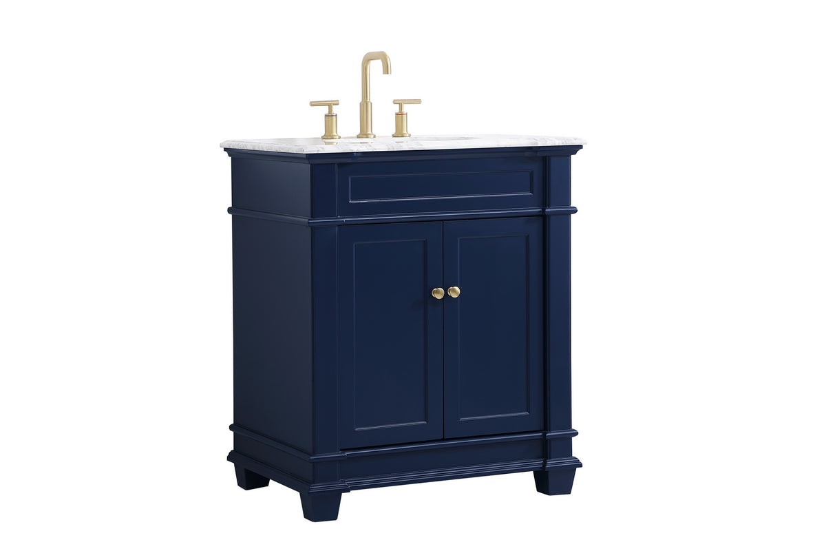 Elegant Lighting - VF50030BL - Bathroom Vanity Set - Wesley - Blue