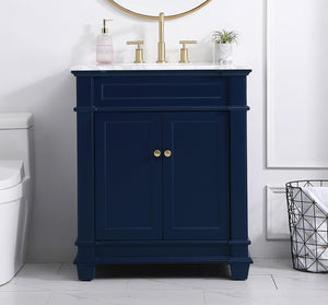 Elegant Lighting - VF50030BL - Bathroom Vanity Set - Wesley - Blue