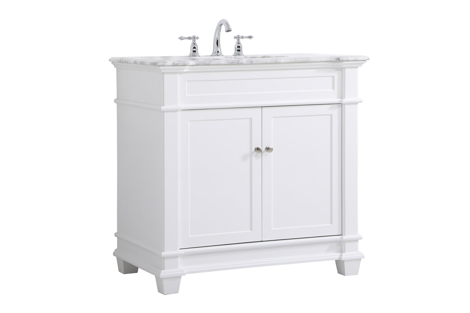 Elegant Lighting - VF50036WH - Bathroom Vanity Set - Wesley - White