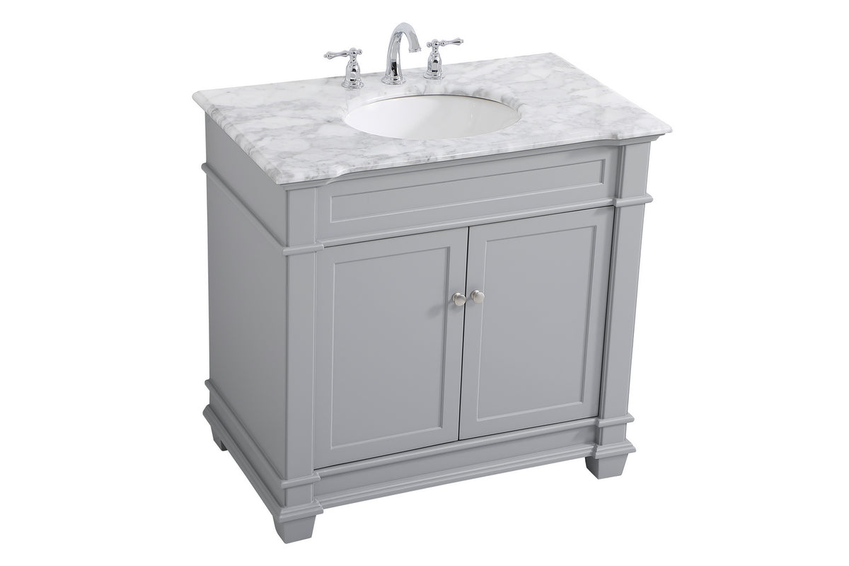 Elegant Lighting - VF50036GR - Bathroom Vanity Set - Wesley - Grey