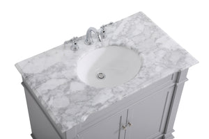 Elegant Lighting - VF50036GR - Bathroom Vanity Set - Wesley - Grey