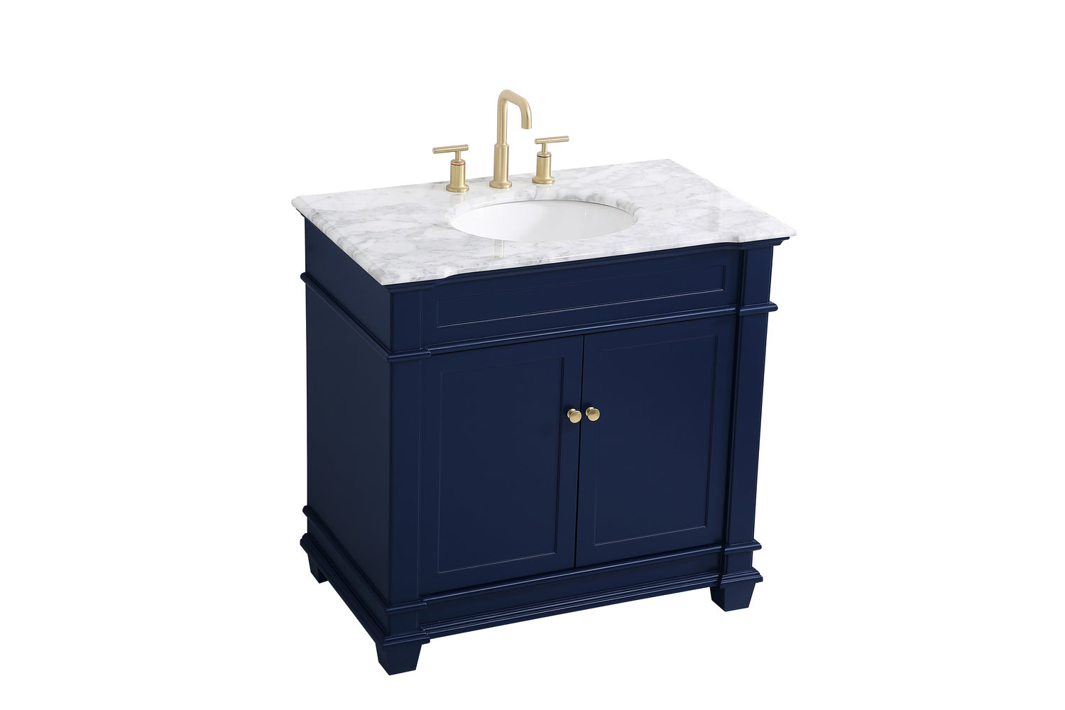 Elegant Lighting - VF50036BL - Bathroom Vanity Set - Wesley - Blue