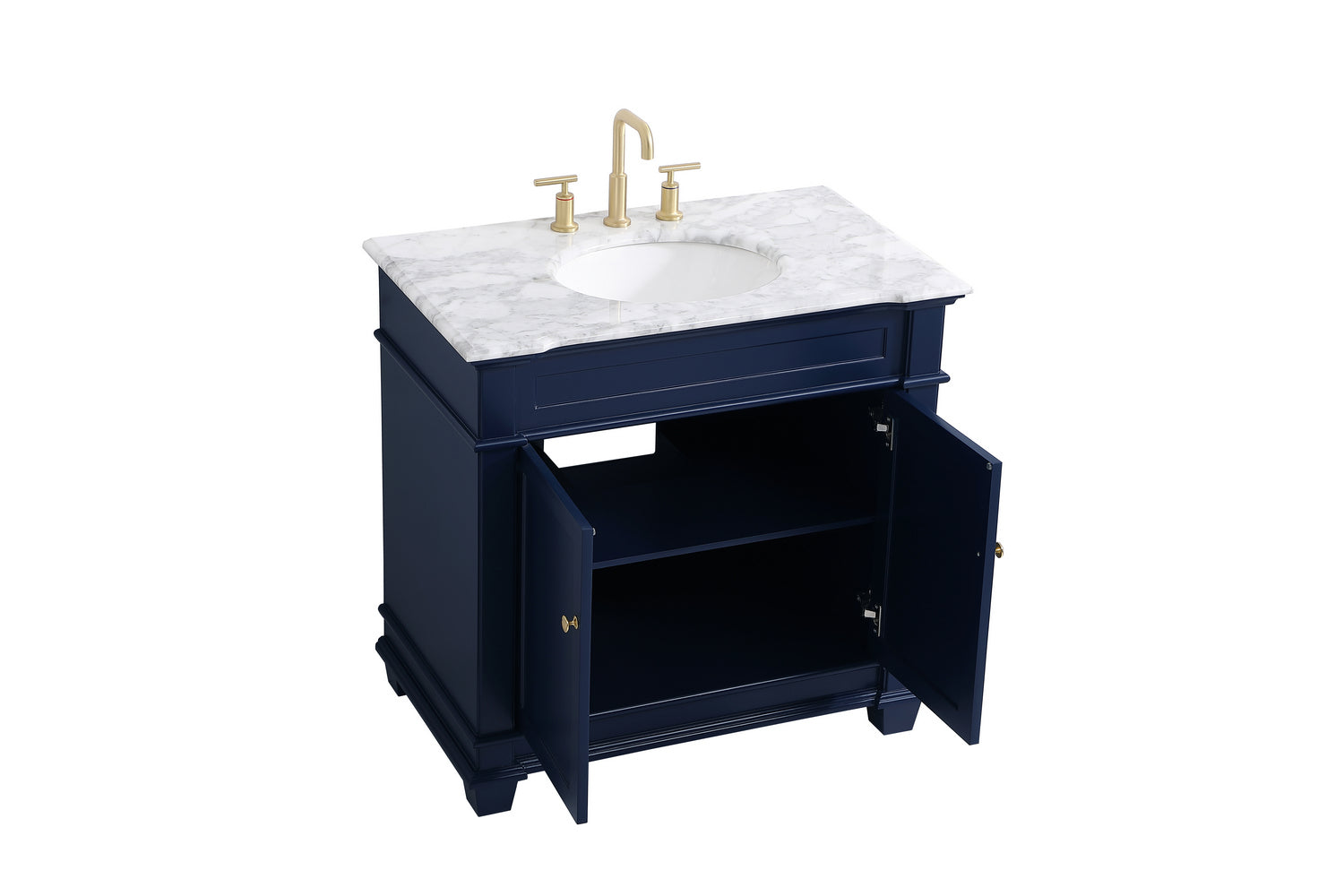 Elegant Lighting - VF50036BL - Bathroom Vanity Set - Wesley - Blue