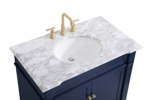 Elegant Lighting - VF50036BL - Bathroom Vanity Set - Wesley - Blue