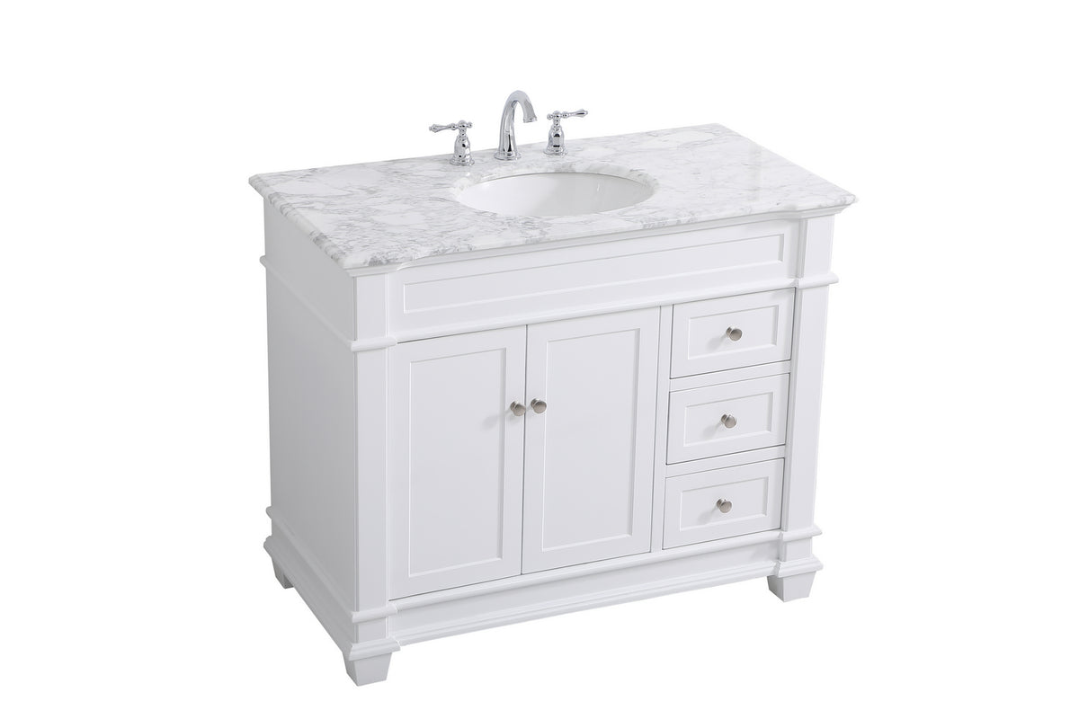 Elegant Lighting - VF50042WH - Bathroom Vanity Set - Wesley - White