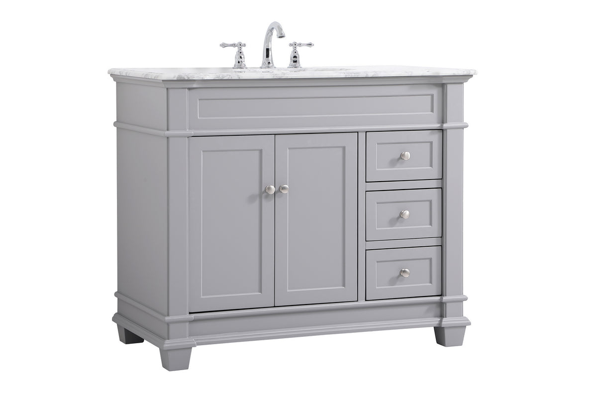 Elegant Lighting - VF50042GR - Bathroom Vanity Set - Wesley - Grey