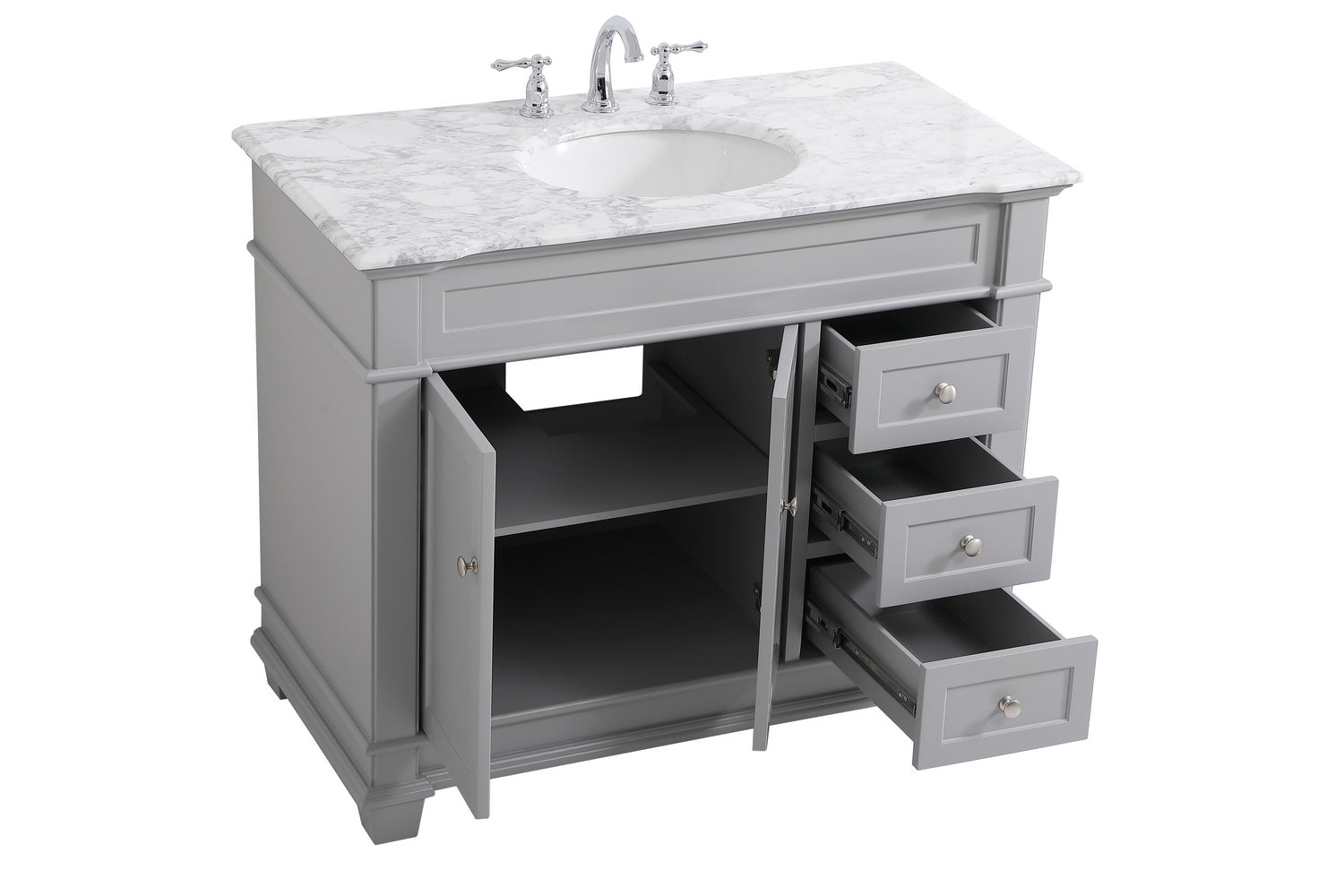 Elegant Lighting - VF50042GR - Bathroom Vanity Set - Wesley - Grey